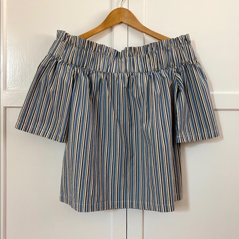 GANNI Off shoulder top